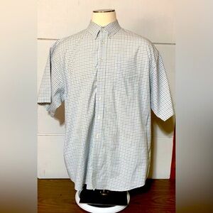 Joseph & Feiss 2XLT 100% cotton button front casual shirt for men